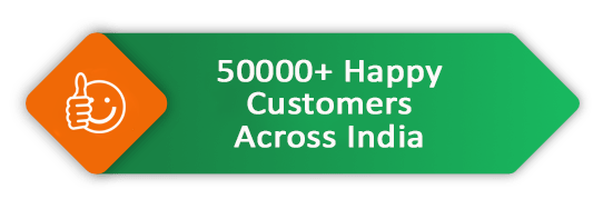 10000+ happy customers across india